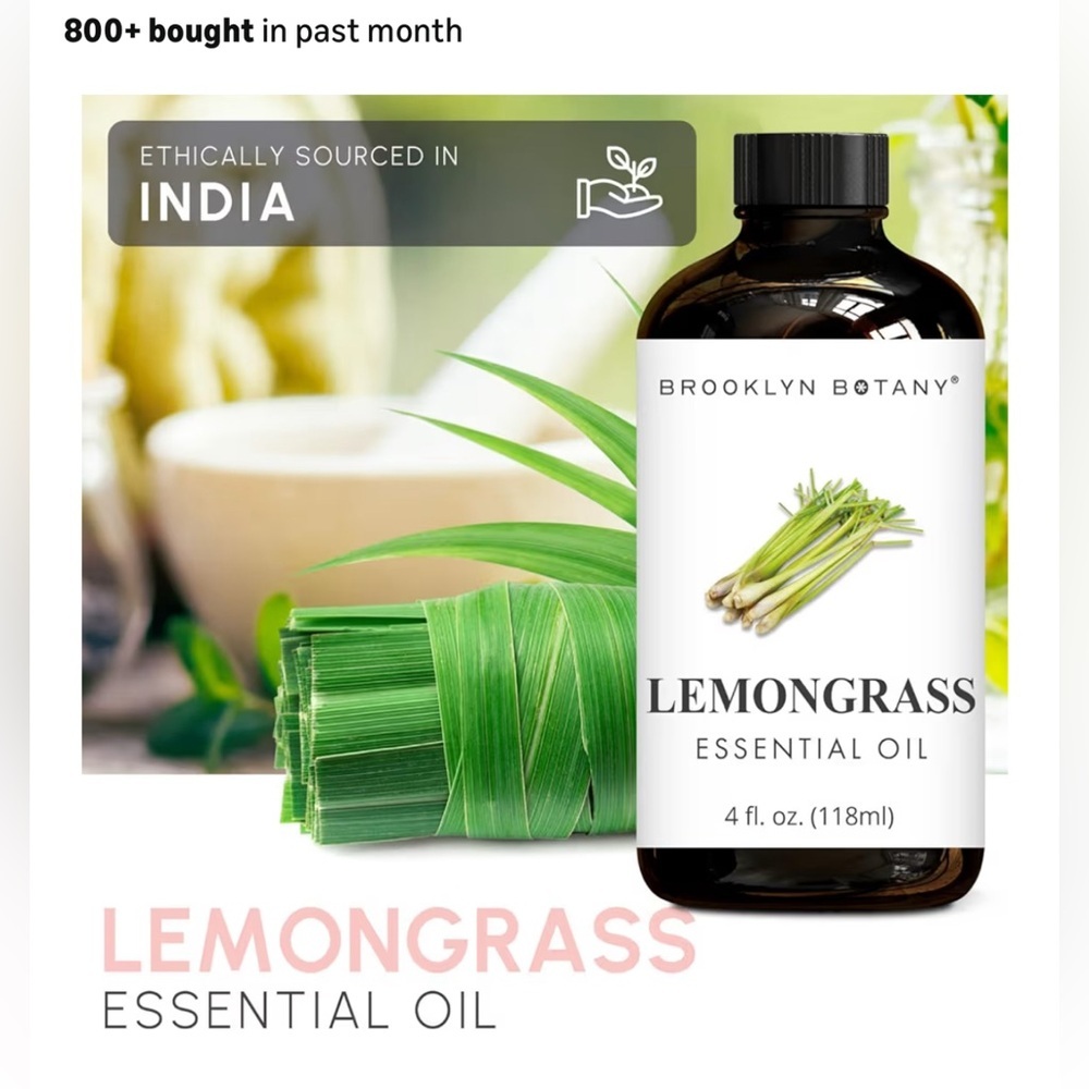 Brooklyn Botany Lemongrass 100% Essential Oil - Picture 4 of 7